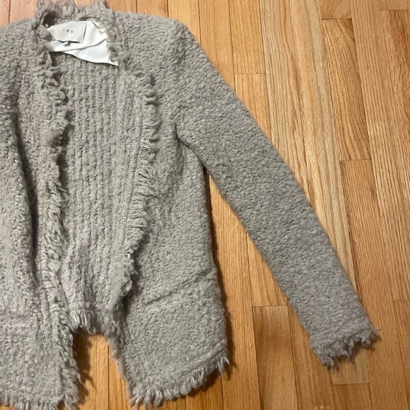 Iro Grey Jacket Size 34 Size 0 - Picture 3 of 8